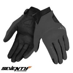 Manusi femei pentru scuter - motocicleta Urban vara Seventy model SD-C42 Asphalt culoare: gri &ndash; degete tactile XS (6 cm)