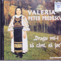 CD: Valeria Peter Predescu – Dragu mi-i să cânt, să joc ( Electrecord, SIGILAT )