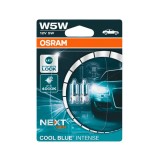 Cumpara ieftin Set 2 becuri auto halogen Osram W5W Cool Blue Intense Next Generation 12V 2825CBN-02B