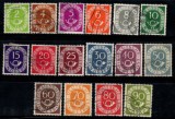 GERMANIA 1951 POSTHORN , UZUALE , SERIE COMPLETA STAMPILATA, Stampilat