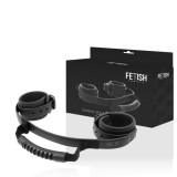 FETISH SUBMISSIVE - NOPRENE LINING HANDCUFFS WITH HANDLE, FETISH SUBMISSIVE BONDAGE