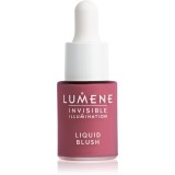 Lumene Invisible Illumination fard de obraz lichid pentru o piele mai luminoasa culoare Berry Nectar 15 ml