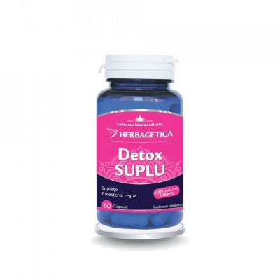 DETOX SUPLU 60cps HERBAGETICA foto