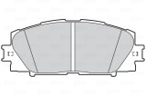 VALEO 302334 FIRST set placute frana,frana disc