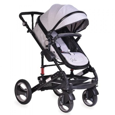 Carucior pentru copii 2 in 1 cu suspensii Gala Grey foto