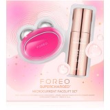 FOREO SUPERCHARGED&trade; Microcurrent Facelift Set set cadou pentru fermitatea și lifting-ul tenului