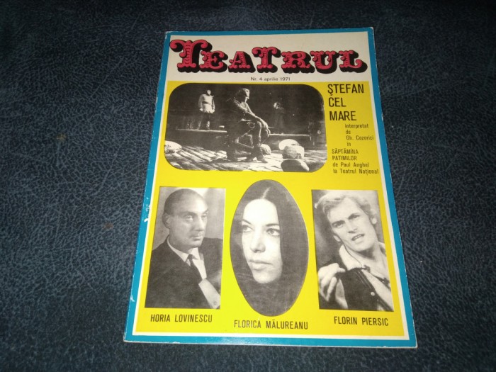 REVISTA TEATRUL NR 4 1971
