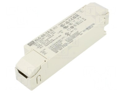Alimentator LED 60W 12VDC 0-5A 155-400VDC foto