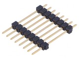 Conector pini 8 pini 2.54mm aurit THT