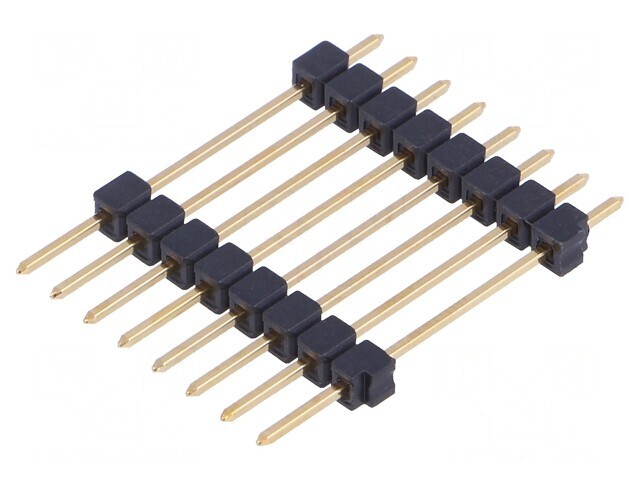 Conector pini 8 pini 2.54mm aurit THT