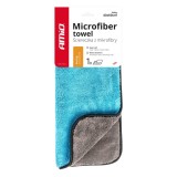 Prosop microfibra pentru uscare auto si lustruire caroserie, 40x60 cm, 1200gsm, absorbant, uscare rapida, sigur pentru lac, AMiO