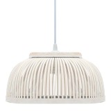 vidaXL Lampă suspendată, 34x14,5 cm, bambus, 40 W, semicerc, E27 289575