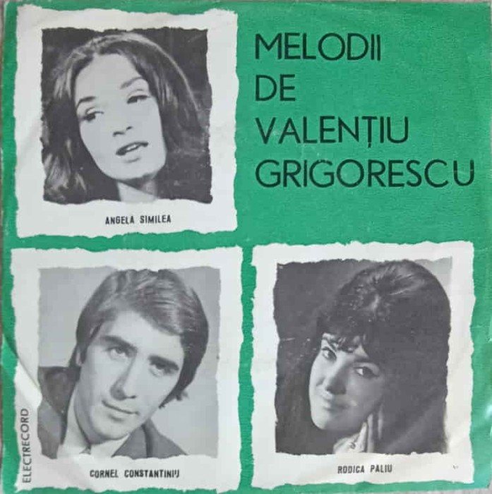 Disc vinil, LP. MELODII DE VALENTIU GRIGORESCU-VALENTIU GRIGORESCU-242941