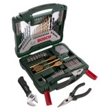 Bosch X-Line - Set accesorii insurubare si burghie mixte 73 bucati