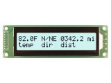 Afișaj LCD Alfanumeric 20x2 Alb LED NEWHAVEN NHD-0220DZ-FSW-FBW PIN 16