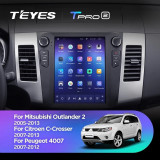 Navigatie Auto Teyes Tip Tesla TPRO 2 Peugeot 4007 2007-2012 3+32GB 9.7` QLED Octa-core 1.8Ghz, Android 4G Bluetooth 5.1 DSP, 0755249860563