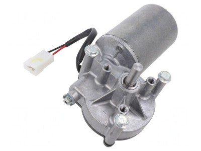 Motor DC 12V 70 rpm cu transmisie melc 3Nm IP53 6A foto