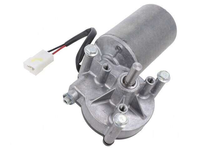 Motor DC 12V 70 rpm cu transmisie melc 3Nm IP53 6A
