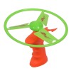 Jucărie Lansator Disc Zburător, Model Unisex, Culoare Portocaliu/Verde Lime, 3+ Ani, Oem