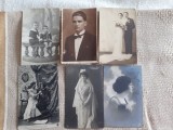 LOT CARTI POSTALE PERIOADA INTERBELICA, 5+1, 4 CIRCULATE SI 2 NECIRCULATE