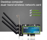 Placa wireless - PCI-E X1, X4, X8, X16 dual band a/b/g - noua