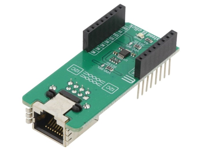 Click board PCA9615, interfață I2C