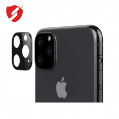 Protectie neagra Smart Protection pentru lentile camera iPhone 11 Pro si iPhone 11 Pro Max CellPro Secure foto