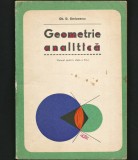 Cumpara ieftin GEOMETRIE ANALITICĂ - MANUAL PENTRU CLASA A XI-A - GH. D. SIMIONESCU, Clasa 11, Matematica