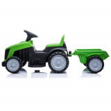 Tractor electric cu remorca pentru copii TR1908T verde, Diverse