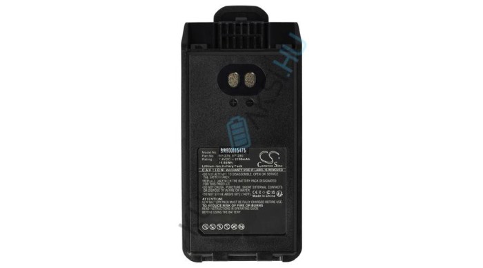 Baterie radio VHBW de &icirc;nlocuire pentru Icom BP-280LI - 2250 mAh 7,4 V Li-Ion + clemă pentru curea