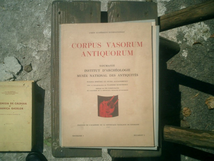 Corpus vasorum antiquorum - Suzana Dumitru et Petre Alexandrescu