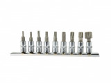 Set chei tubulare Torx, 9 piese, T10-60 1/4 &quot;CRV, Geko, G13550