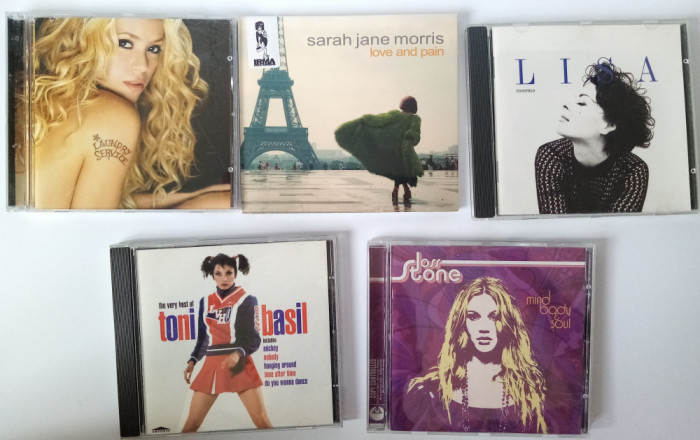 5 CD Voci fete top 10 Shakira Sarah J.Morris L.Stansfield Toni Bassil Mickey