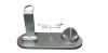 Incarcator Wireless 3 in 1, 10W, Statie Incarcare Rapida Apple iWatch, AirPods Pro, iPhone, Samsung Galaxy, Argintiu