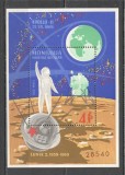 Mongolia.1969 Posta aeriana:Cosmonautica-Apollo 11-Bl. MM.259