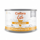 Cumpara ieftin Calibra Cat Life Sterilised Turkey 200 g