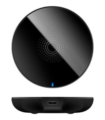Incarcator fara fir wireless 5W negru pentru telefoane inteligente foto