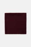 Medicine fular impletit culoarea bordo, neted