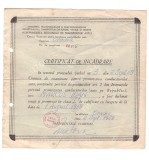 Certificat de incadrare sofer clasa I RPR, 1959