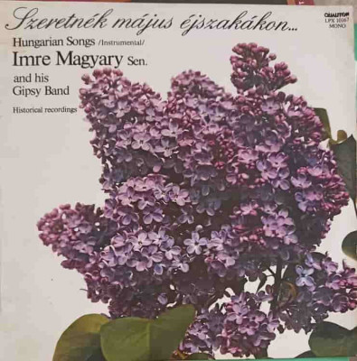 Disc vinil, LP. HUNGARIAN SONGS-IMRE MAGYARY foto