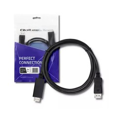 Cablu 4K UHD 2880p DisplayPort v1.2 - HDMI 2m negru QOLTEC-50441