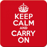 Suport de pahar - Keep Calm and Carry On
