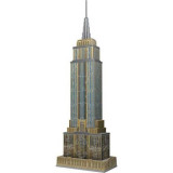 Puzzle 3D Mini Empire State Building, 54 Piese, Ravensburger