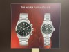 Afis publicitar/reclama din polietilena Pereche de ceasuri TAG HEUER Carrera