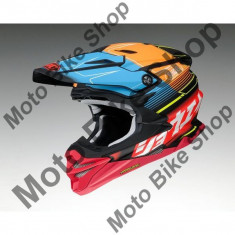 MBS SHOEI MX HELM VFX-WR ZINGER TC-10, rot-cyan-orange, S, Cod Produs: 1408106SAU foto