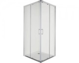 Cabina De Dus De Colt Cu Doua Usi Glisante Si Sistem Soft-Close Sanotechnik E80Sc