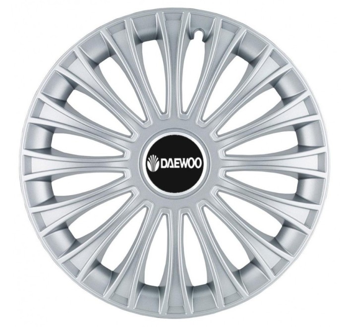 Set 4 Capace Roti, potrivite jantelor de R14, pentru Daewoo, model dino cromat