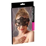 Black Mask, Orion - S/L - Masca sexy din broderie neagra ce se leaga la spate cu doua bentite din dantela