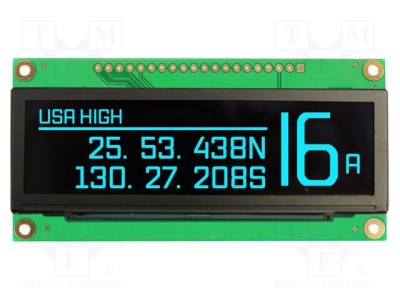 Afişaj OLED grafic 3,12&amp;quot; 256x64 NEWHAVEN DISPLAY INTERNATIONAL albastru foto