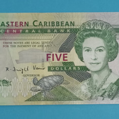Statele Est Caraibeene 5 Dollars 2008 'Casa Admiralului' UNC serie: CA176946